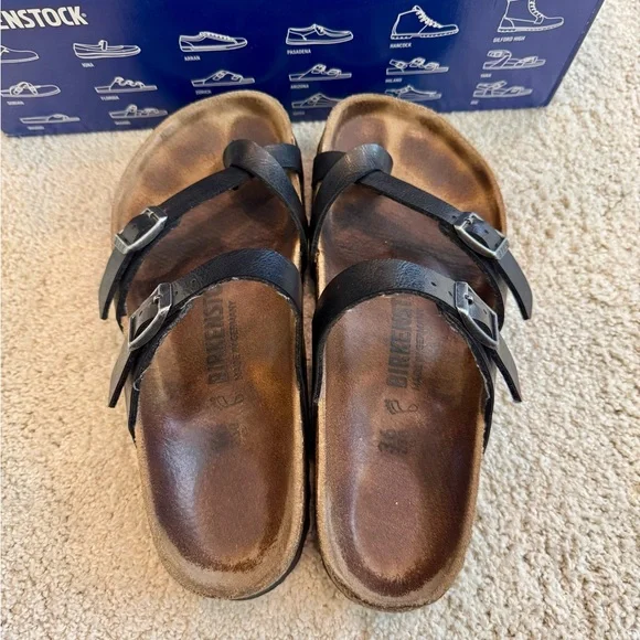 Birkenstock Black Mayari Sandals - Picture 2 of 8